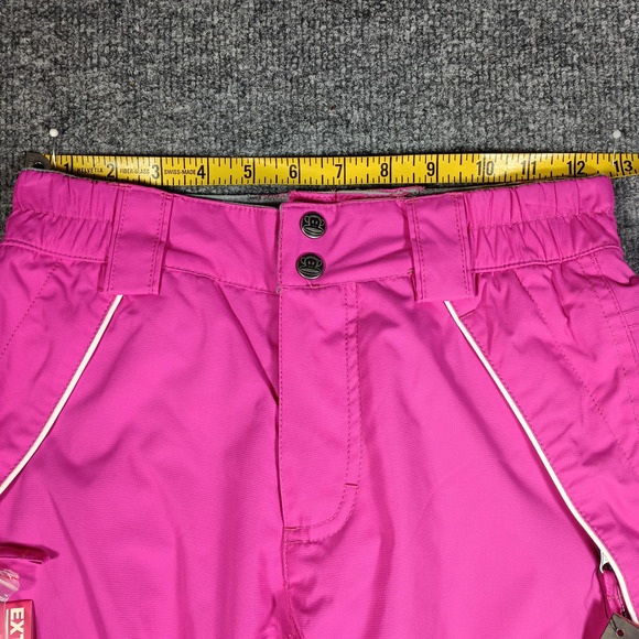 Paul Frank Snow Pants Youth Girls XS Pink Julius Insulated Ski Grow With Me - Picture 3 of 16